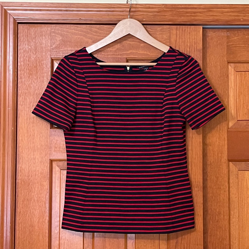 Striped Banana Republic Top - Size 8